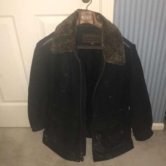 Timberland Waterproof Lambskin Leather Jacket